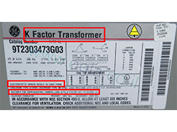 שנאי עם מקדם K